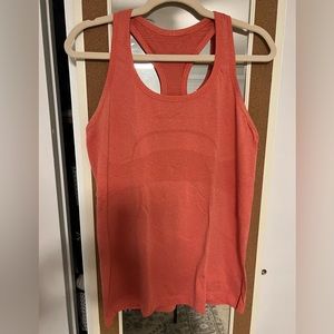 Lululemon Swiftly Racerback Tank Top Orange